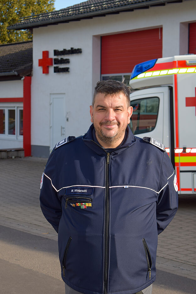 Matthias_Wintersohl_DRK-OV-Drolshagen Bild des 1. Vorsitzenden des DRK-Ortsverein Drolshagen Matthias Wintersohl