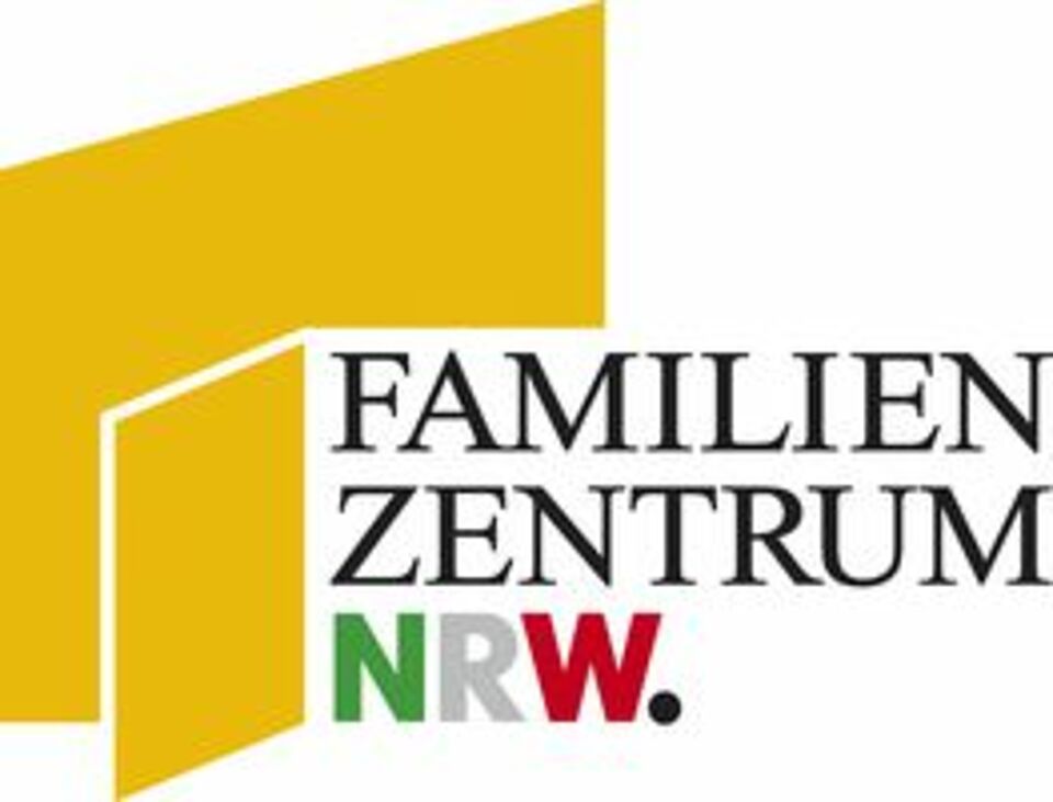 Logo Familienzentrum NRW Logo des Familienzentrum NRW. Ein gelbes Rechteck, von dem ein Viertel wie eine Tür aufgeklappt ist. Hier ist der Schriftzug "FAMILIENZENTRUM NRW." eingefügt.