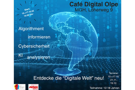 Neues Angebot "Cafe Digital Olpe" im DRK-Mehrgenerationenhaus Olpe  Neues Angebot "Cafe Digital Olpe" im DRK-Mehrgenerationenhaus Olpe